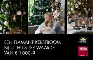 Win een Flamant kerstboom bij u thuis ter waarde van € 1.000,-