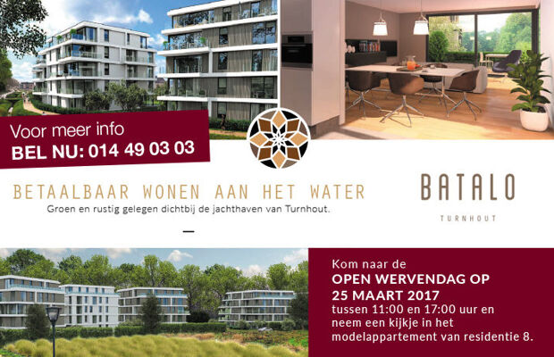 25/03:Open Wervendag bij Batalo Turnhout