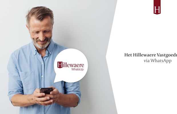 Hillewaere WhatsUp: ontvang ons vastgoednieuws nu ook via WhatsApp