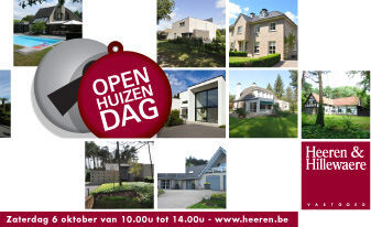 Welkom! OPENHUIZENDAG 6 oktober van 10u tot 14u