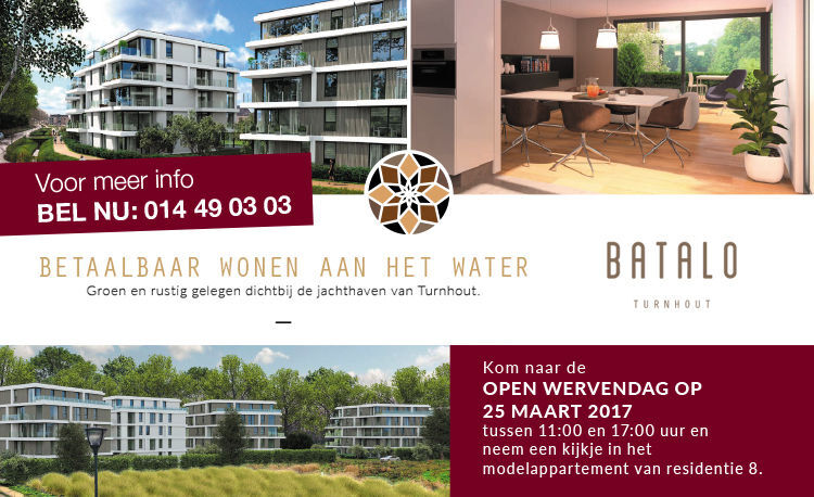 25/03:Open Wervendag bij Batalo Turnhout