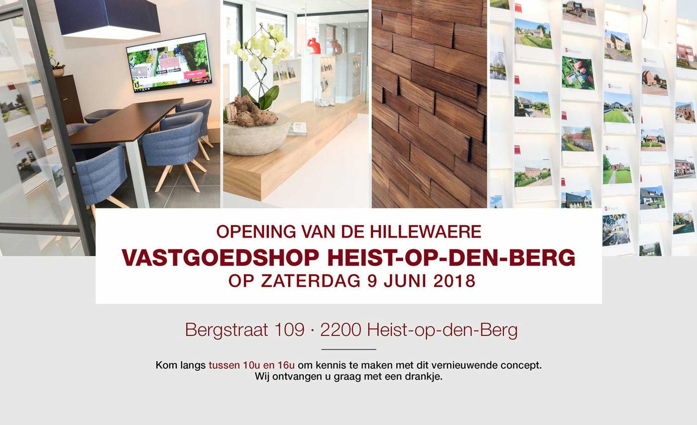 Officiële opening Vastgoedshop Heist-op-den-Berg