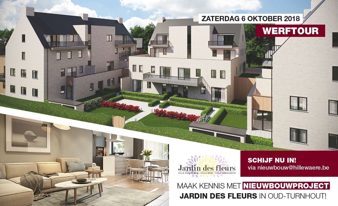 Werftour in Jardin Des Fleurs (Oud-Turnhout) op zaterdag 6 oktober