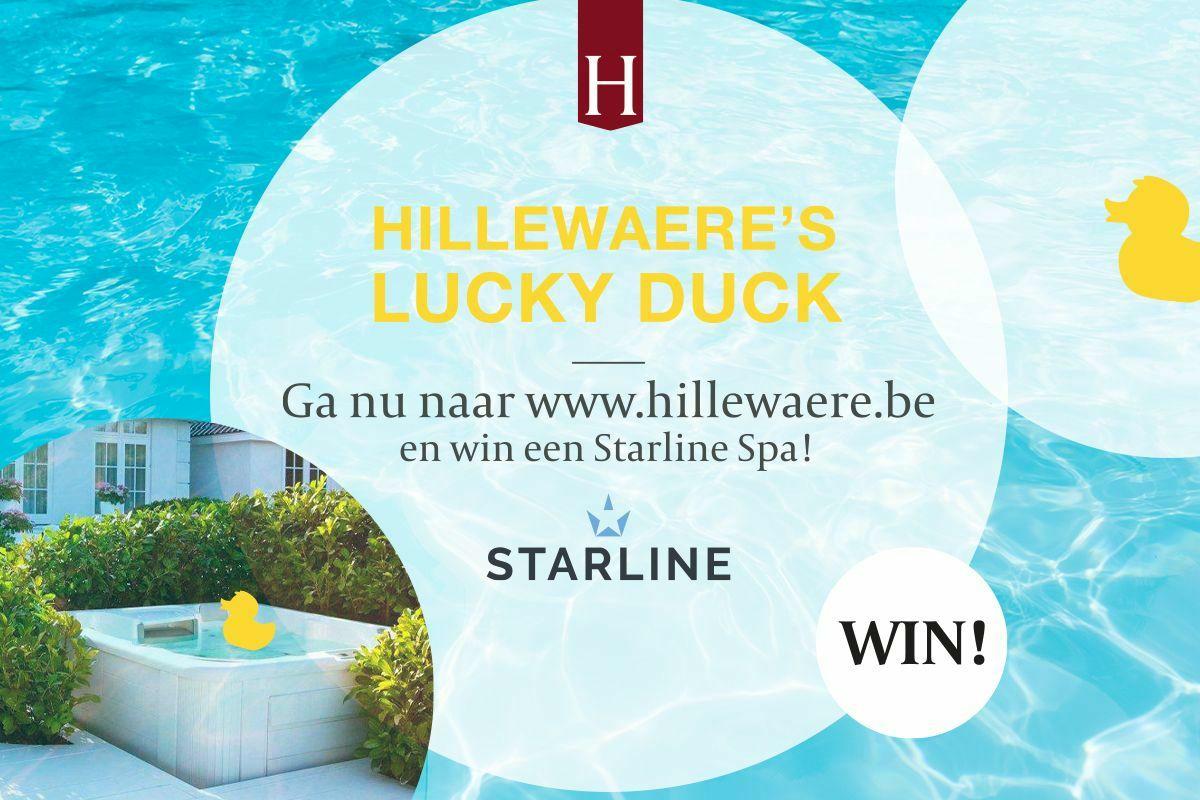 WIN! Ben jij Hillewaere's Lucky Duck? Speel mee en maak kans op een fantastische Starline Spa *AFGELOPEN*