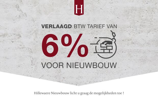 Van 21% naar 6% BTW voor nieuwbouw. Hoe zit dat net?