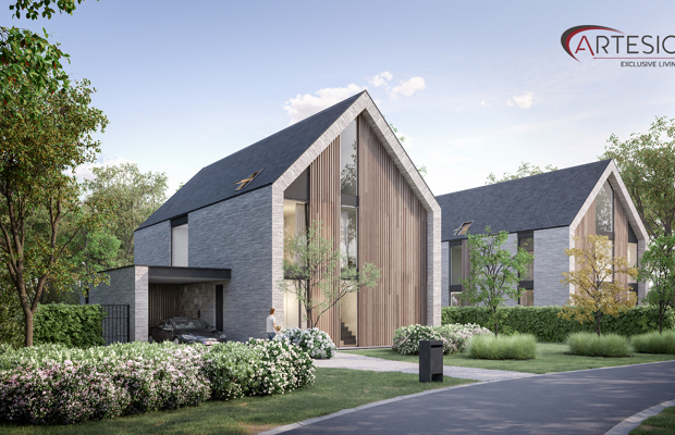 Villa's RHL: 2 luxueuze villa's naar uniek nieuw schuurconcept in Pulderbos