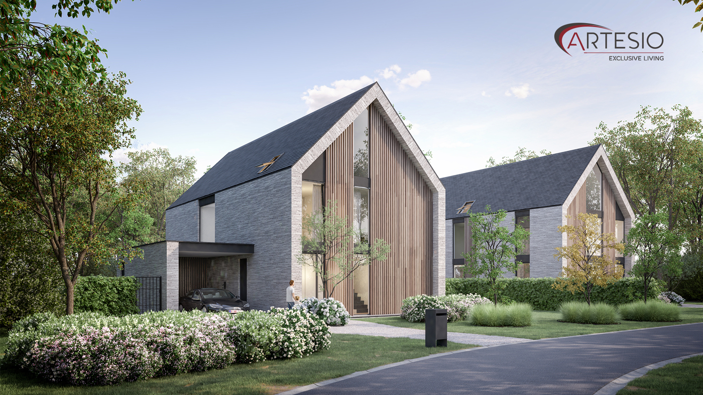 Villa's RHL: 2 luxueuze villa's naar uniek nieuw schuurconcept in Pulderbos