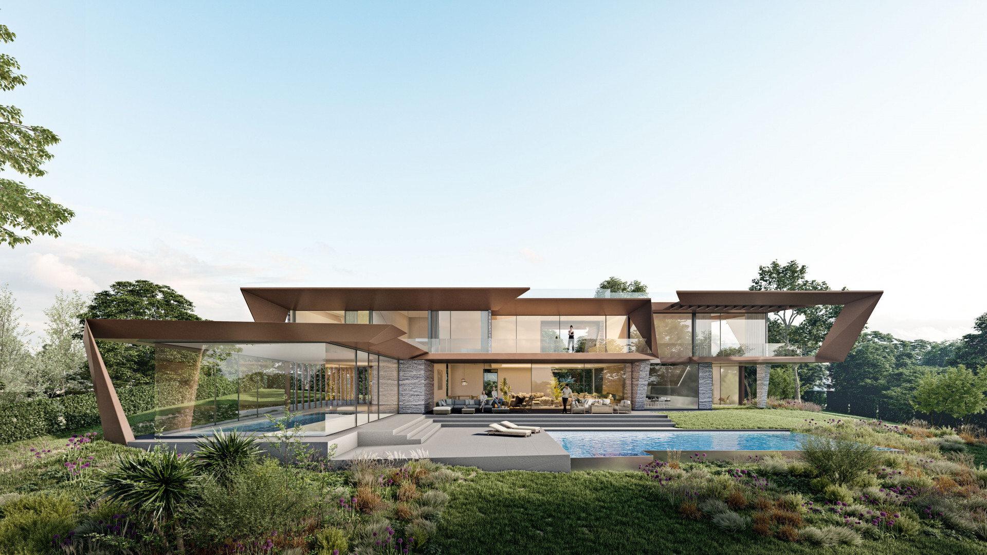 Spectaculaire designvilla in de exclusieve urbanisatie Club de Golf, Las Rozas, Madrid