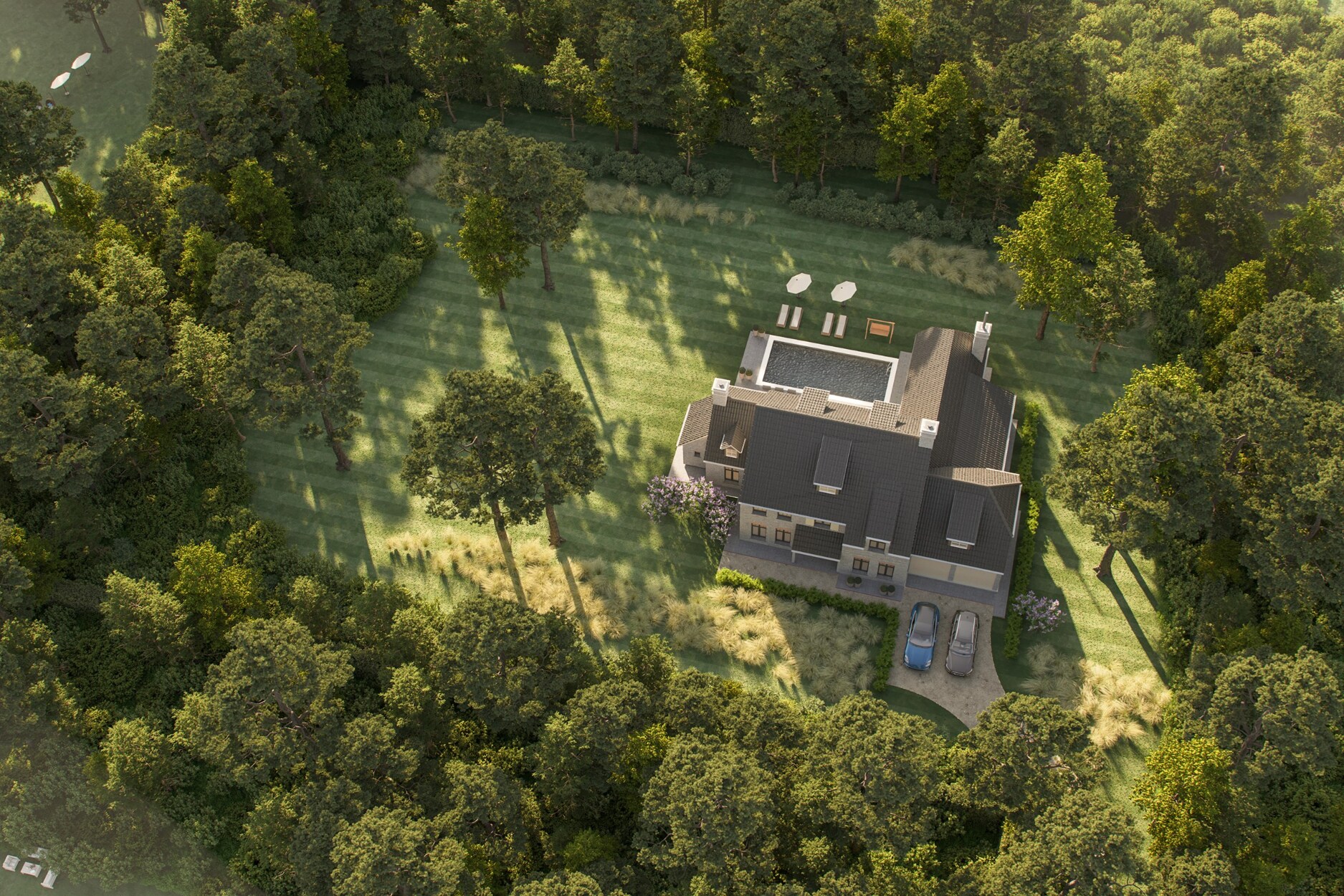 Mooie bouwgrond van ca. 5.360m² met zeer ruime bebouwingsmogelijkheden