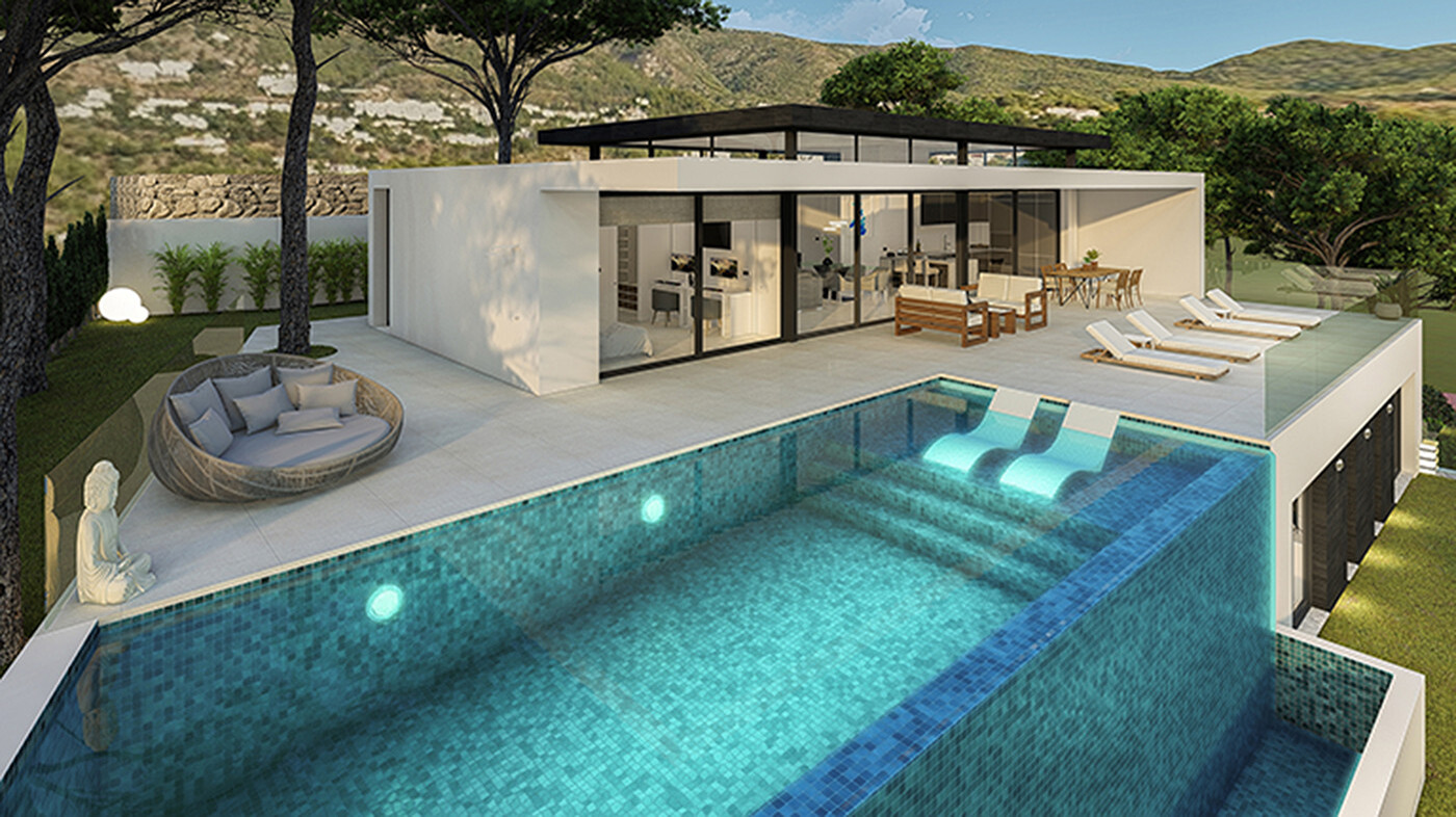 Instapklare villa nabij meerdere golfbanen in Lomas de Mijas