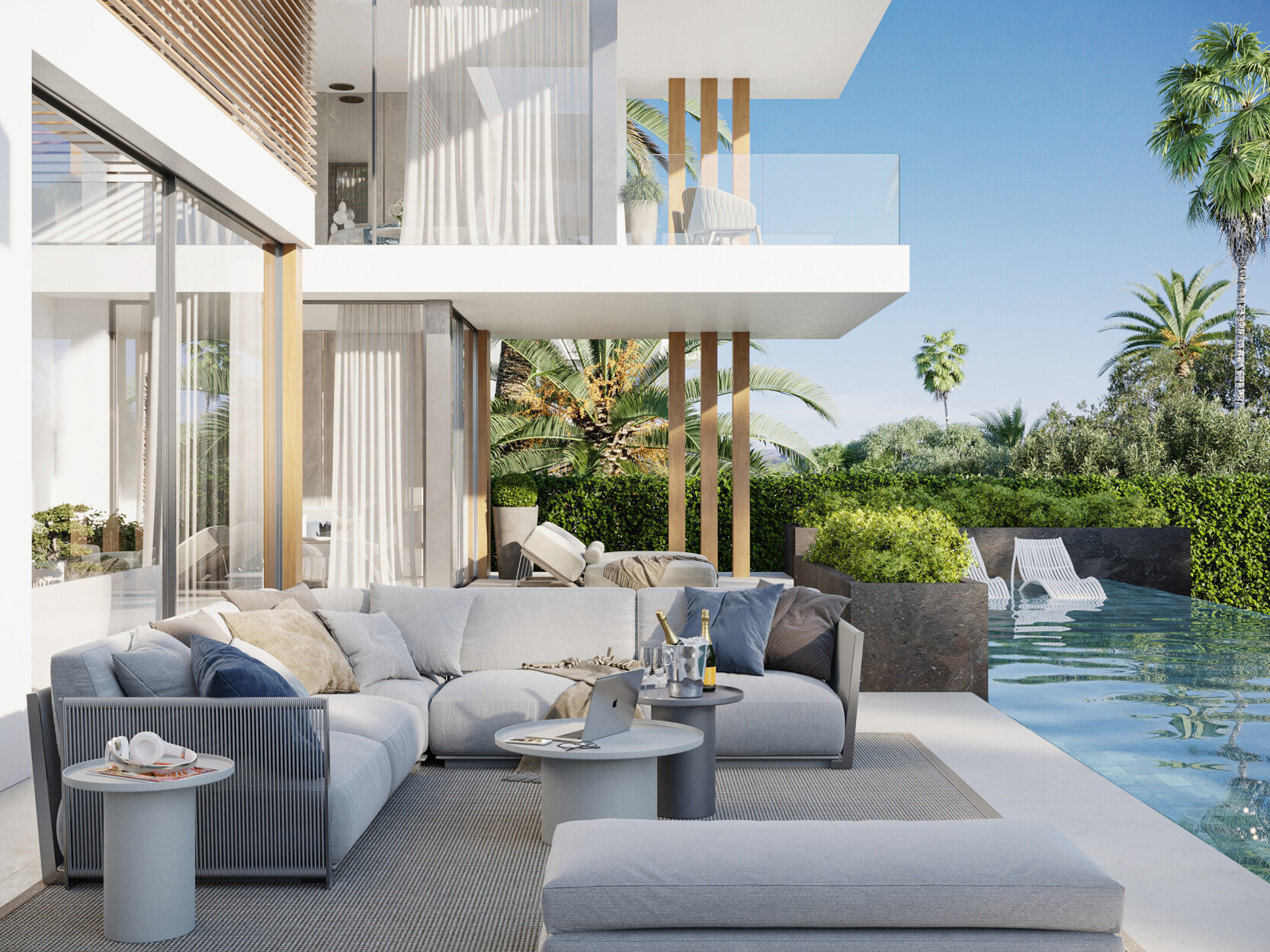 Moderne villa in een exclusief wooncomplex in Nueva Andalucia