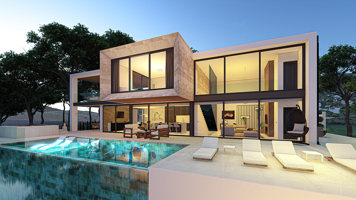 Sleutelklare villa met lift, zwembad en panoramisch zeezicht in Mijas