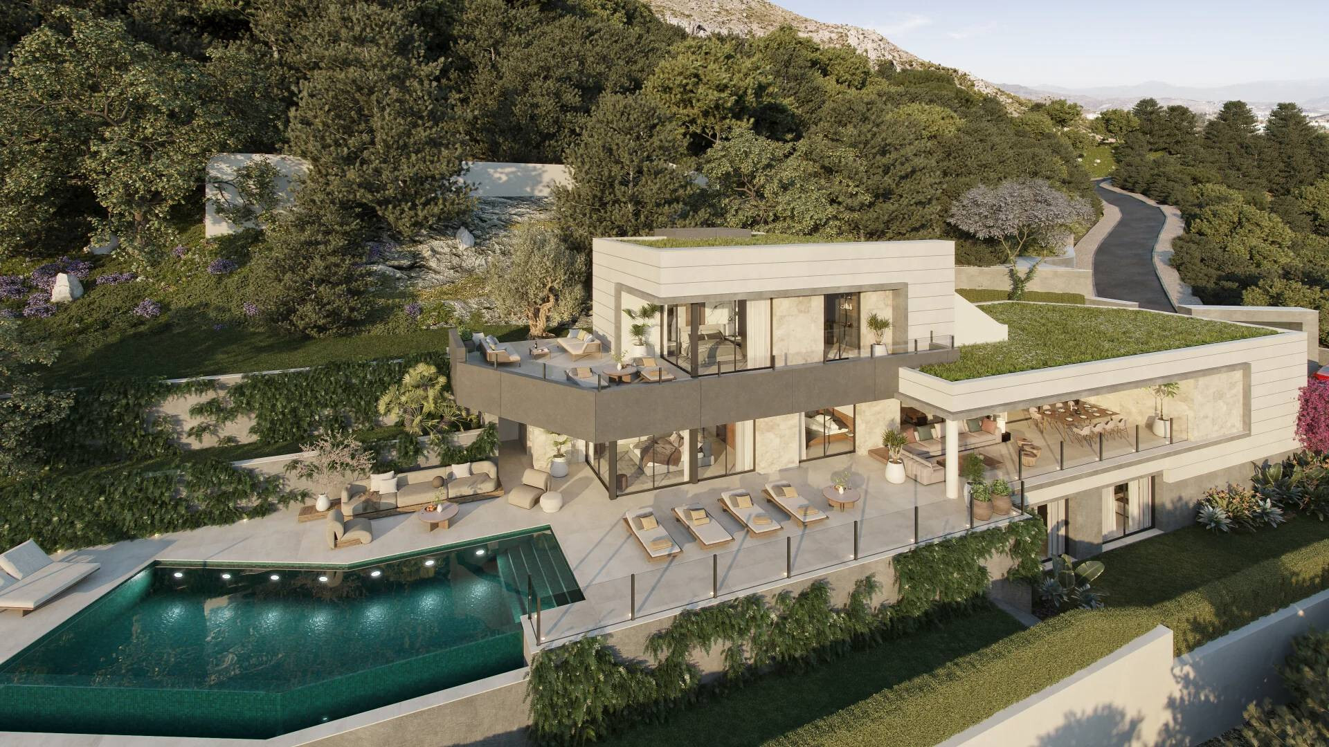 Moderne en verfijnde villa in het meest exclusieve deel van Oost-Málaga