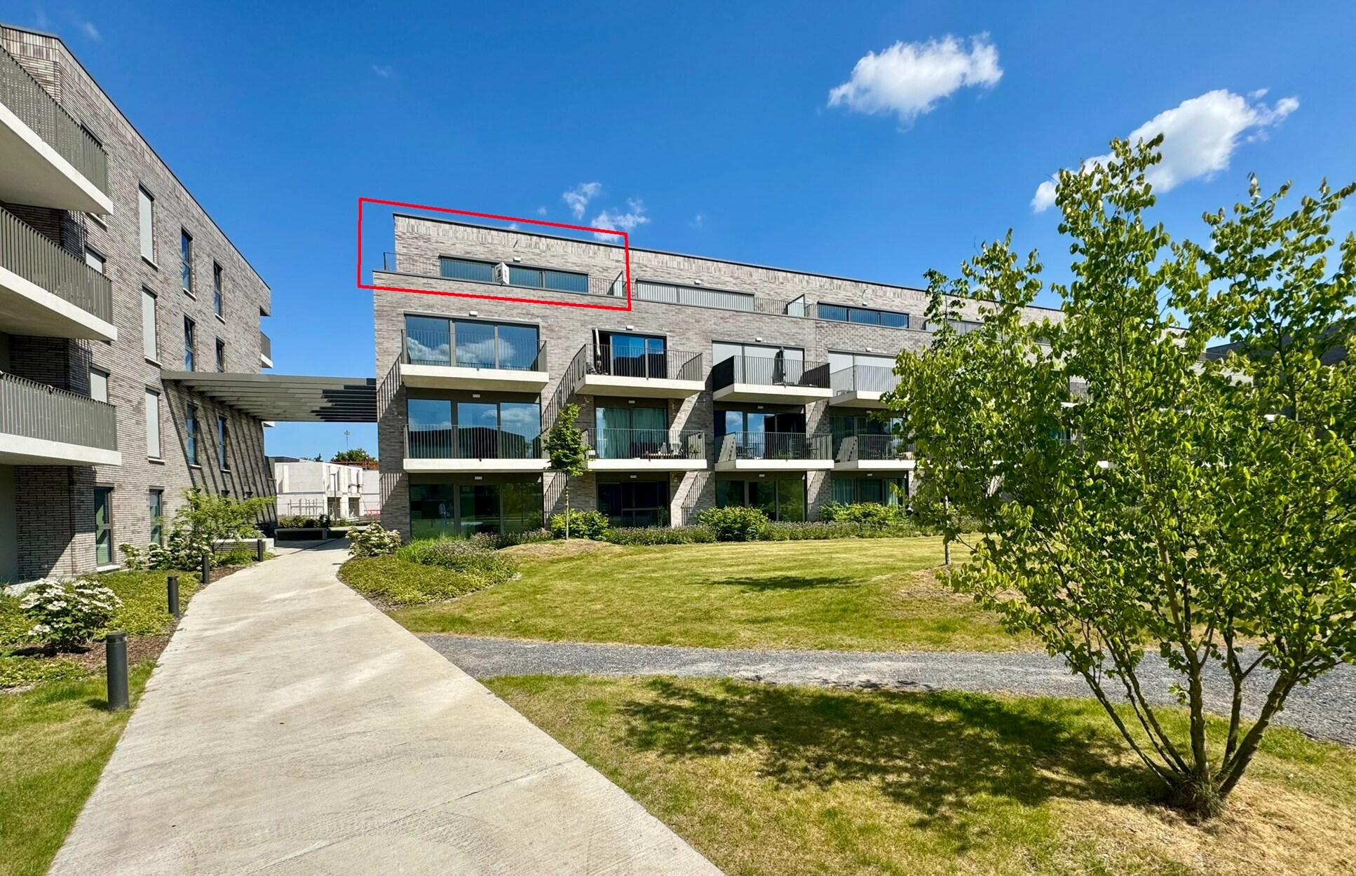 Nieuwbouw appartement van 90m² met zuid gericht terras op toplocatie