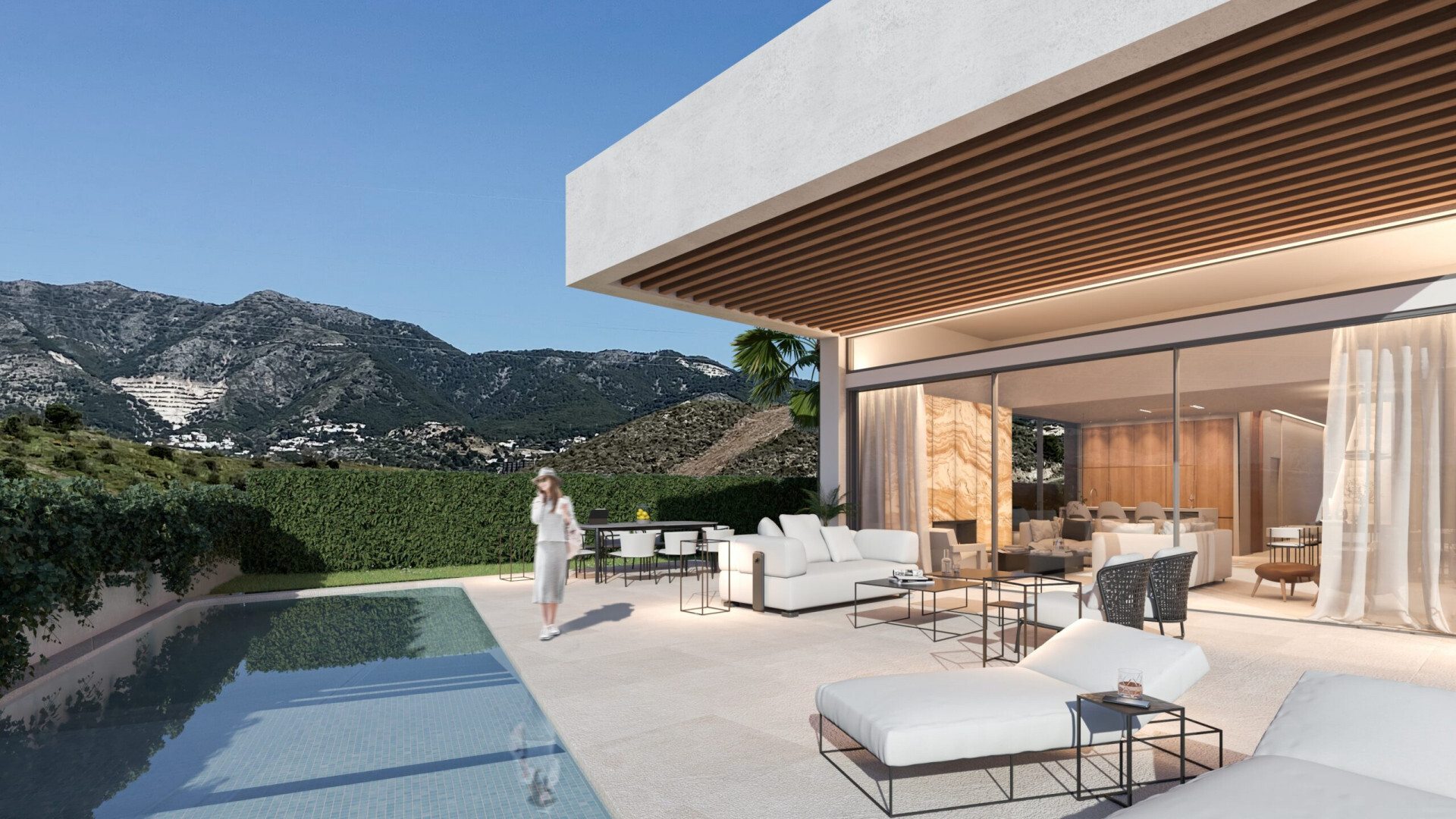Unieke designvilla met zeezicht in el Higuerón,