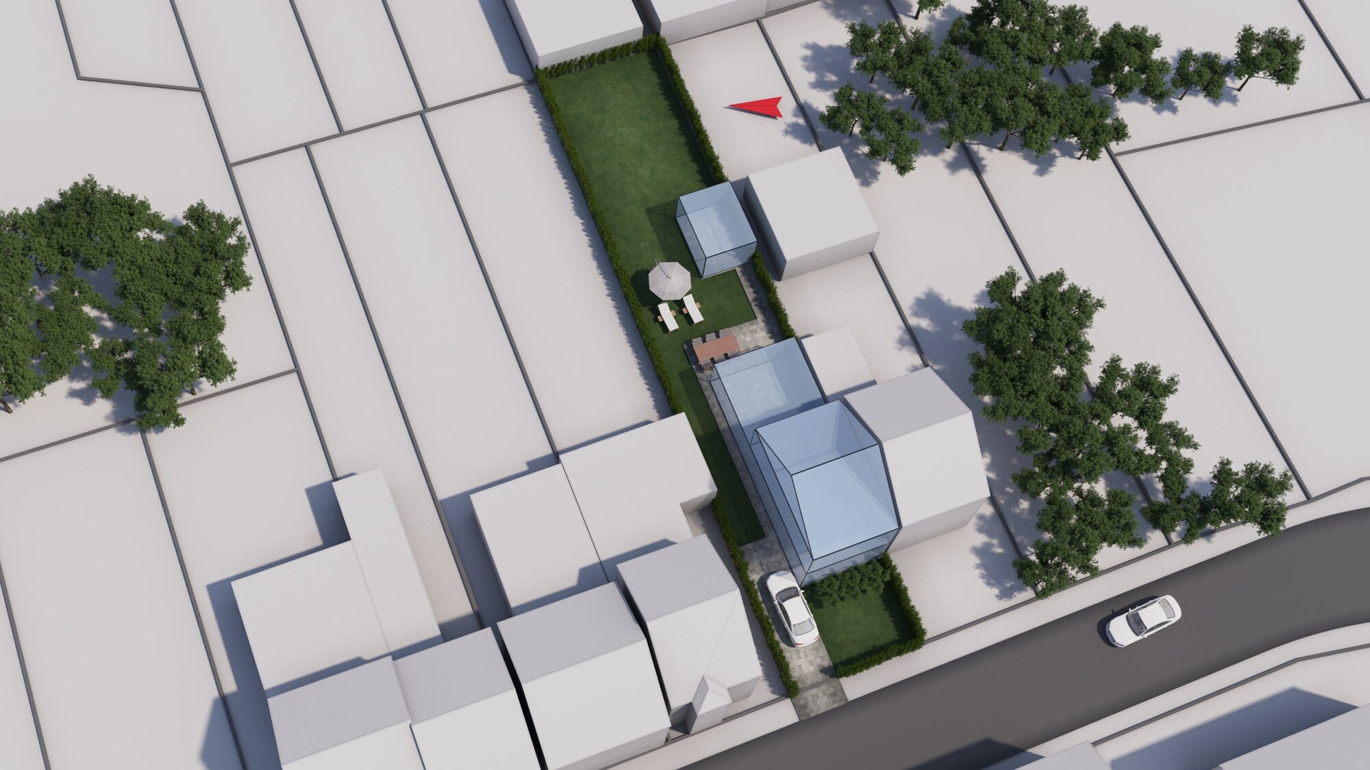 Rustig en residentieel gelegen bouwgrond van ca. 419 m² voor een eengezinswoning HOB