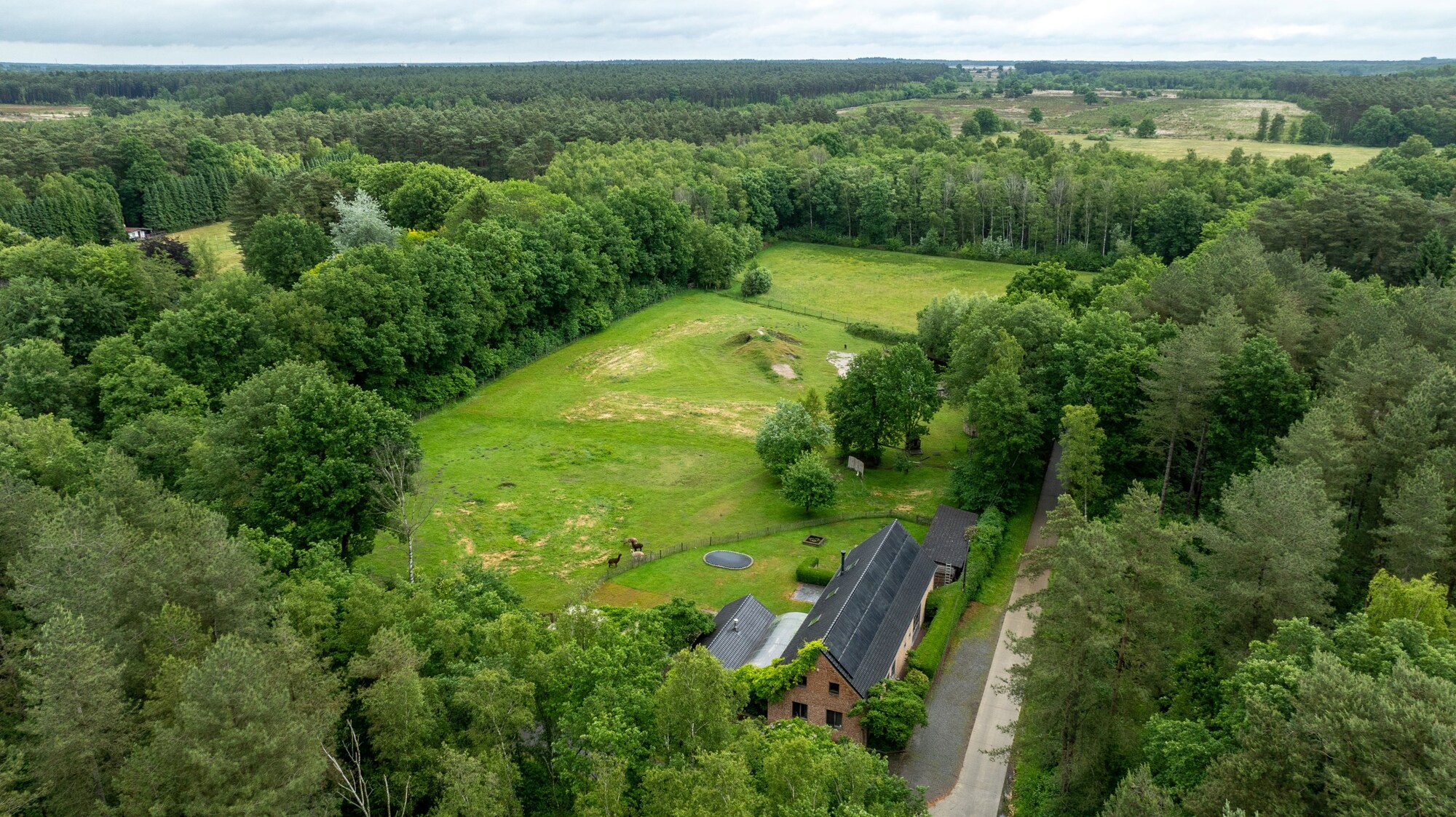 Energiezuinige langgevelhoeve op uitzonderlijke locatie te Beringen