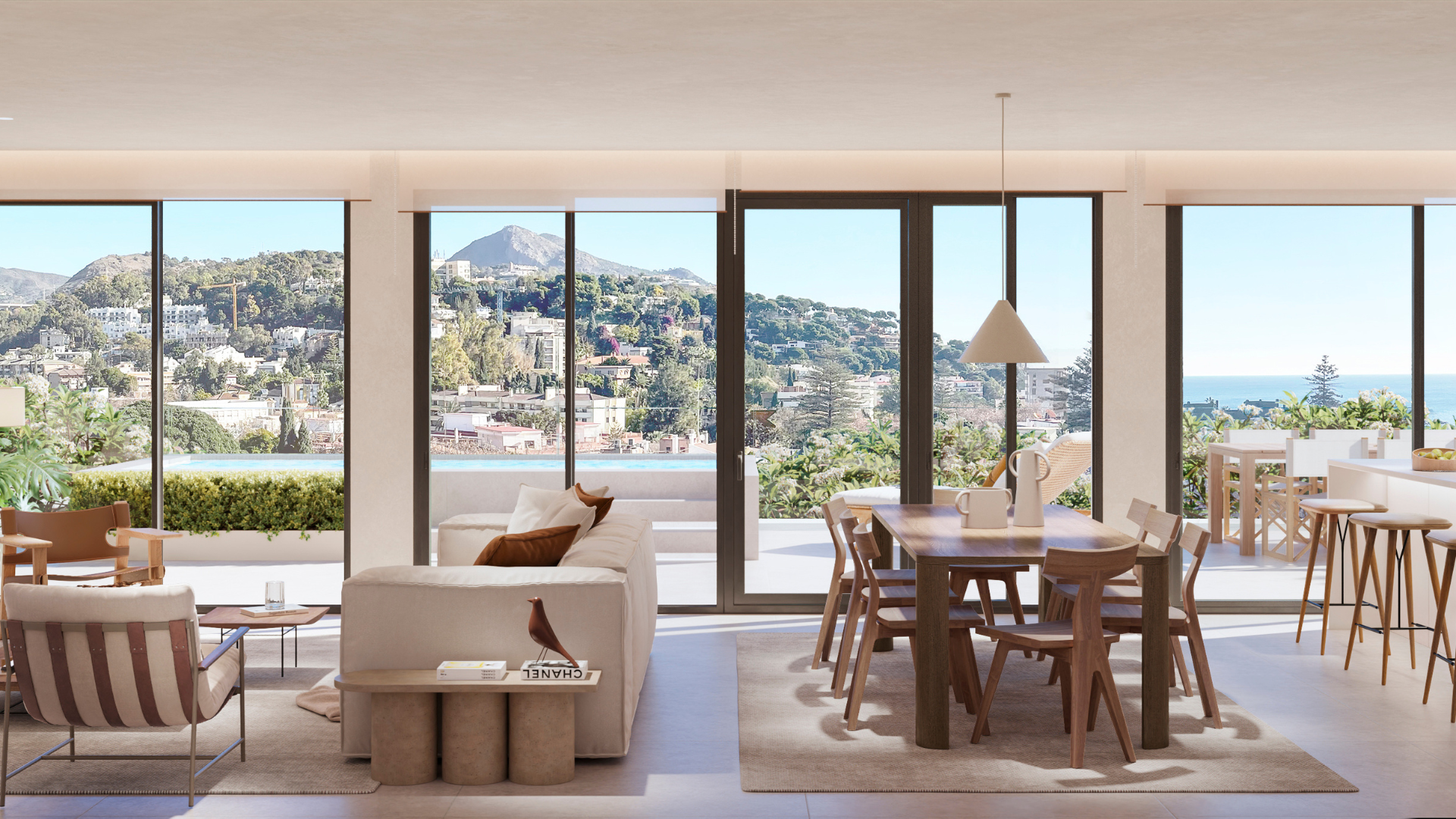 Uniek appartement vlakbij de zee in de prestigieuze wijk Monte Sancha