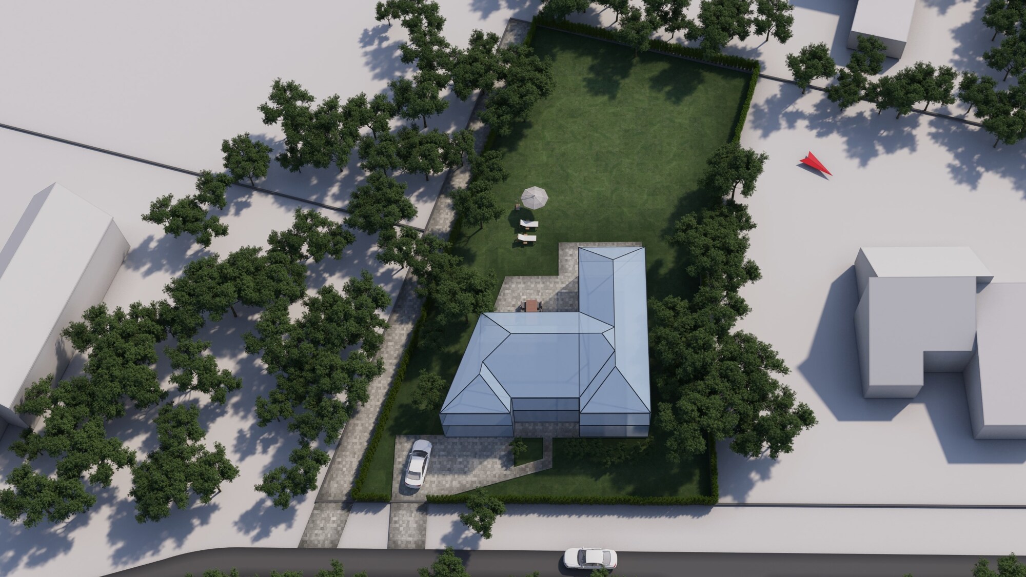 Ruime bouwgrond te koop op toplocatie in het Loveld te Aalter