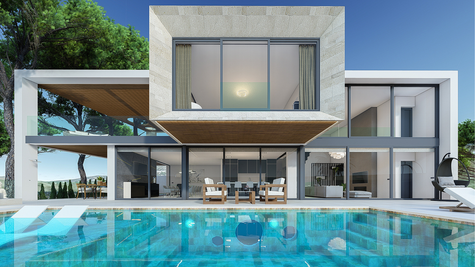 Sleutelklare villa met lift, zwembad en panoramisch zeezicht in Mijas