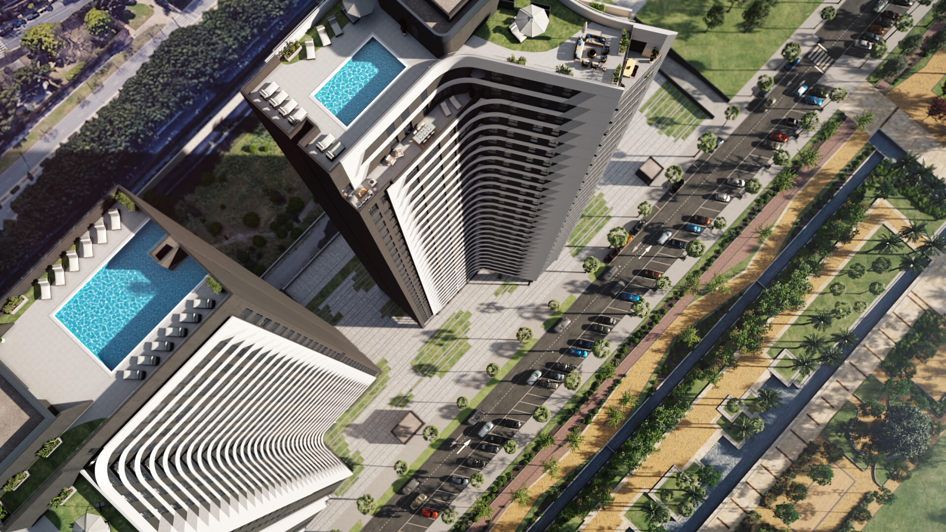 Penthouse in een iconische toren nabij het centrum van Málaga