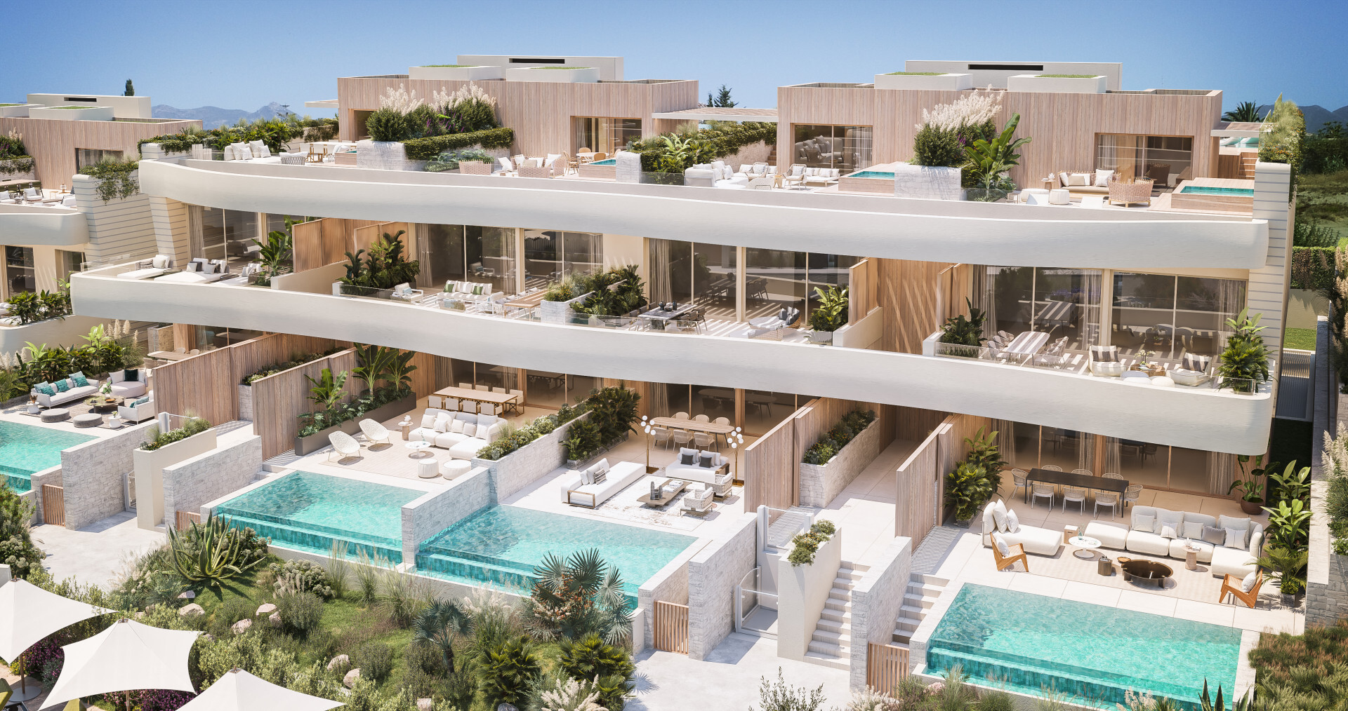 Halfvrijstaande villa in frontlinie strand Marbella Oost, Las Chapas
