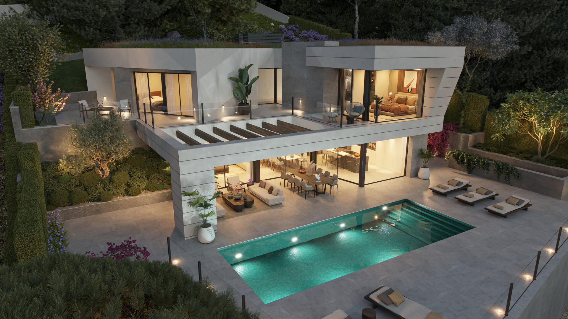 Spectaculaire villa in de prestigieuze wijk Pinares de San Anton, Málaga