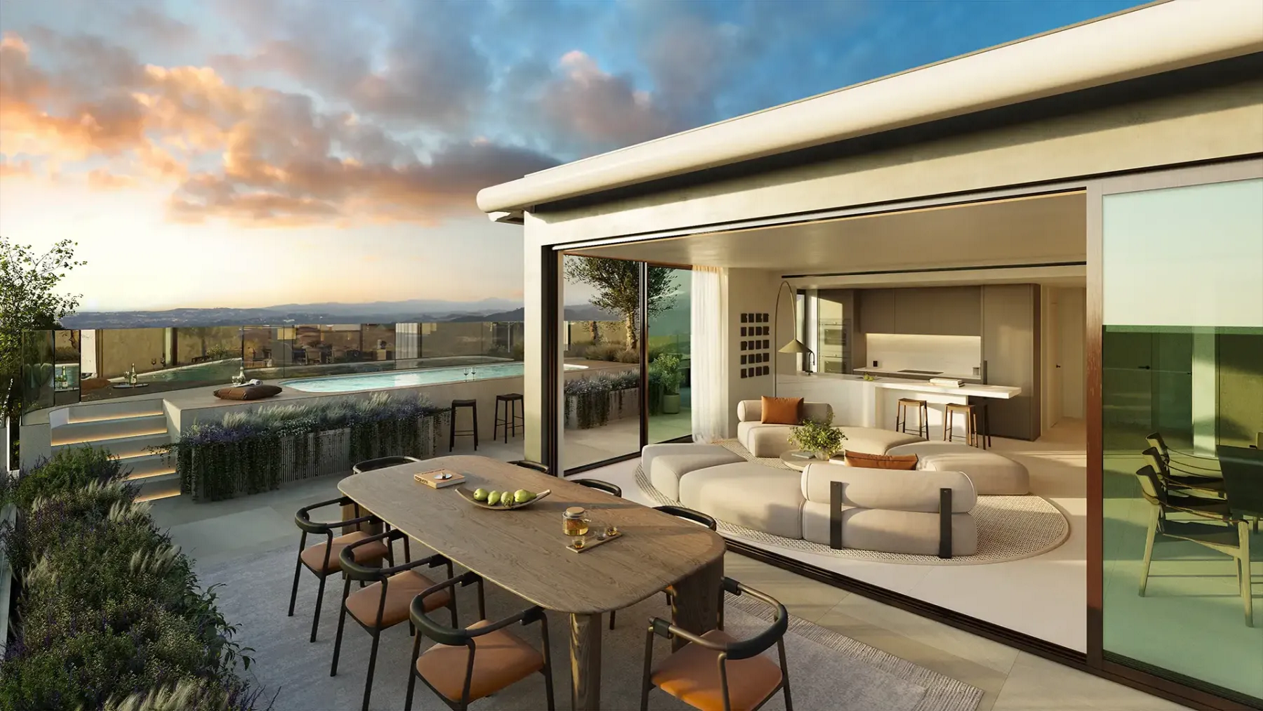 Indrukwekkende Sky villa op de top van de Higueron