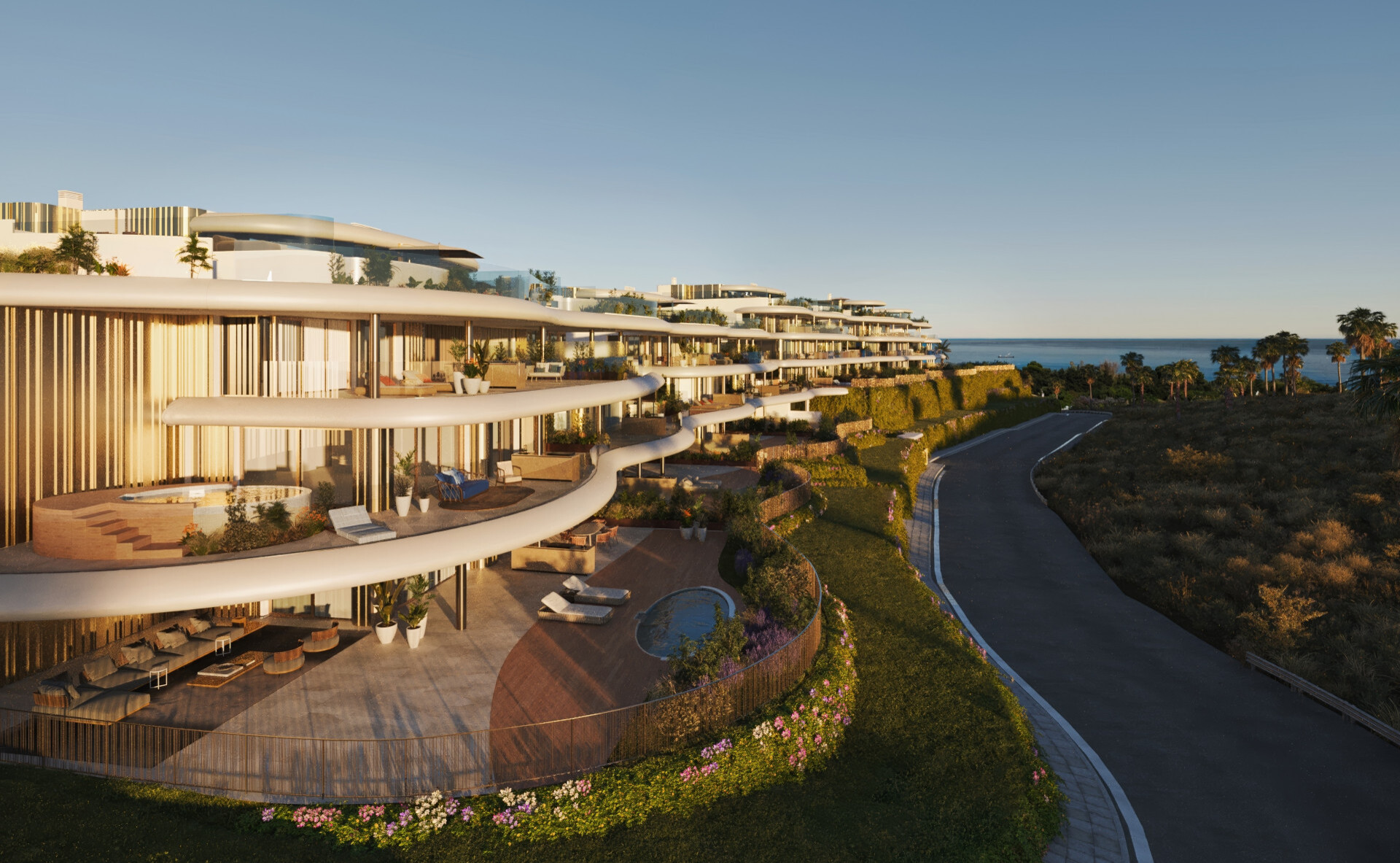 Luxueus appartement in een gloednieuw complex met eigen zwembad in El Madroñal