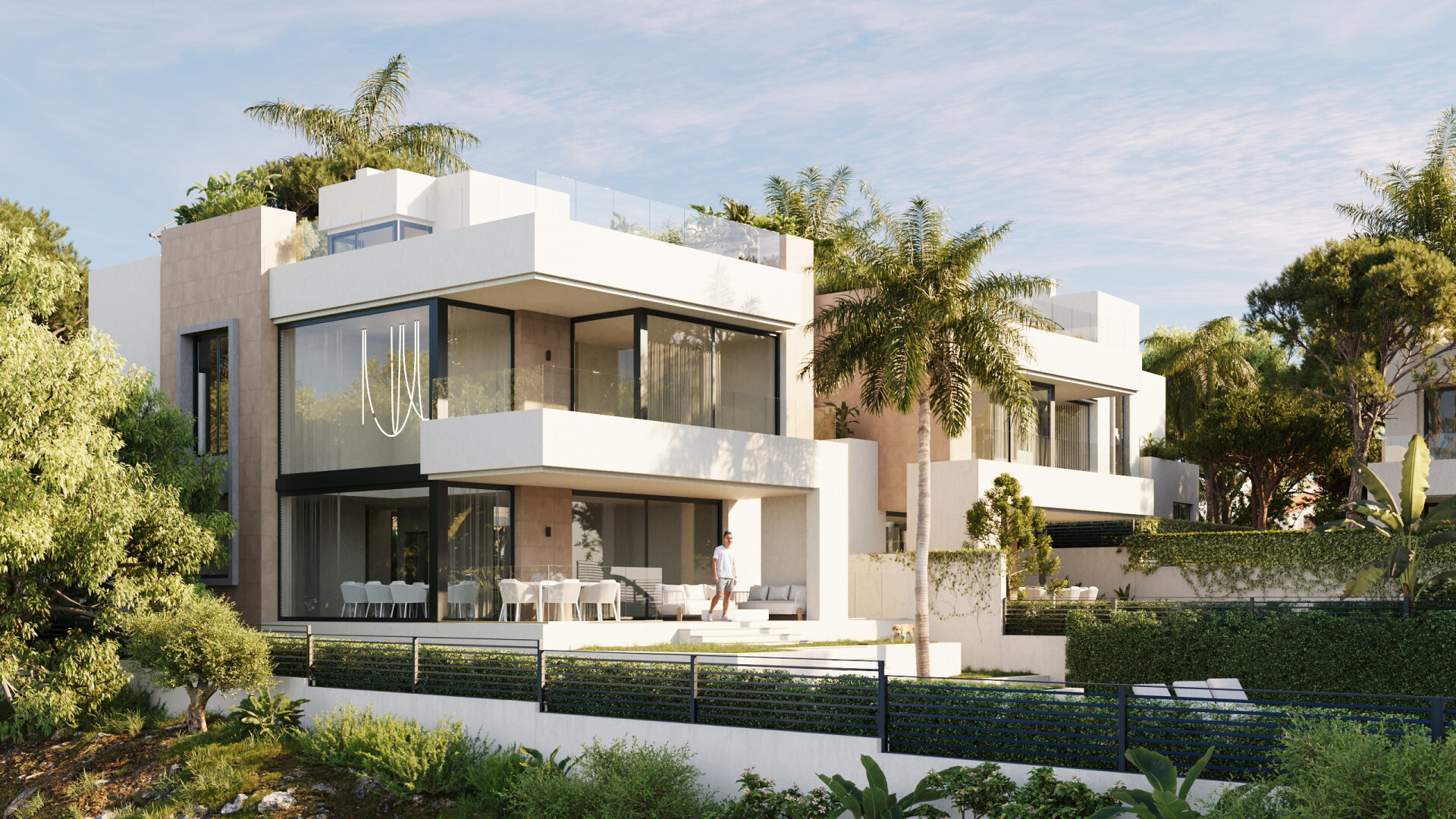 Luxe villa project aan het strand in Las Chapas