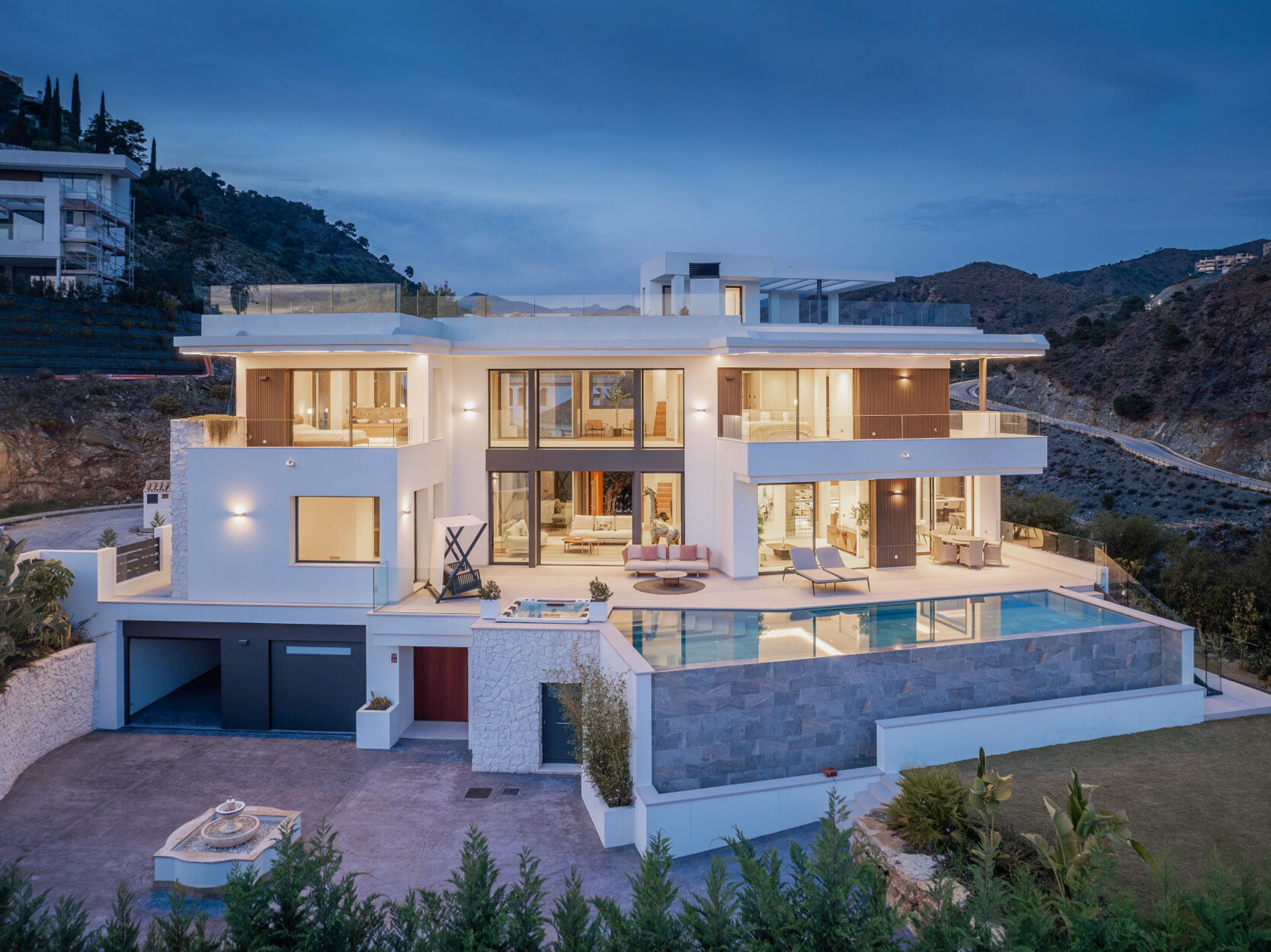 Moderne nieuwbouwvilla met panoramisch uitzicht in La Quinta