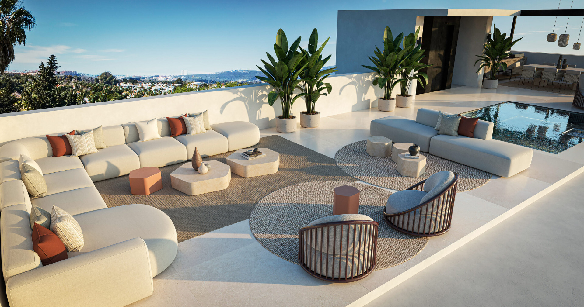 Nieuw villaproject aan de Nieuwe Gouden Mijl in Bel Air, met een eigentijdse en elegante stijl