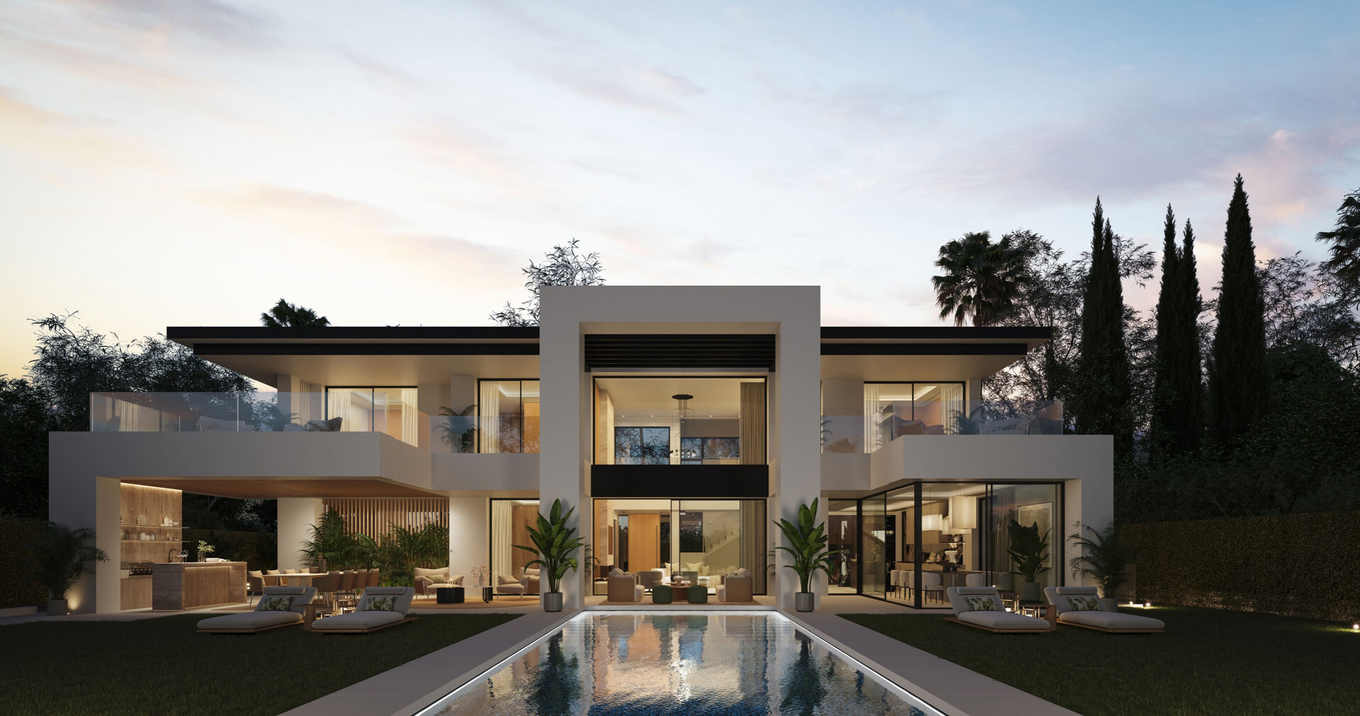 Villa in eigentijdse stijl op een toplocatie in Bel Air, New Golden Mile