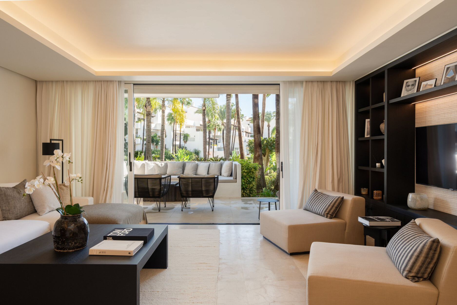 Mooi gerenoveerd 3-slaapkamer tuin appartement in Puente Romano, Marbella