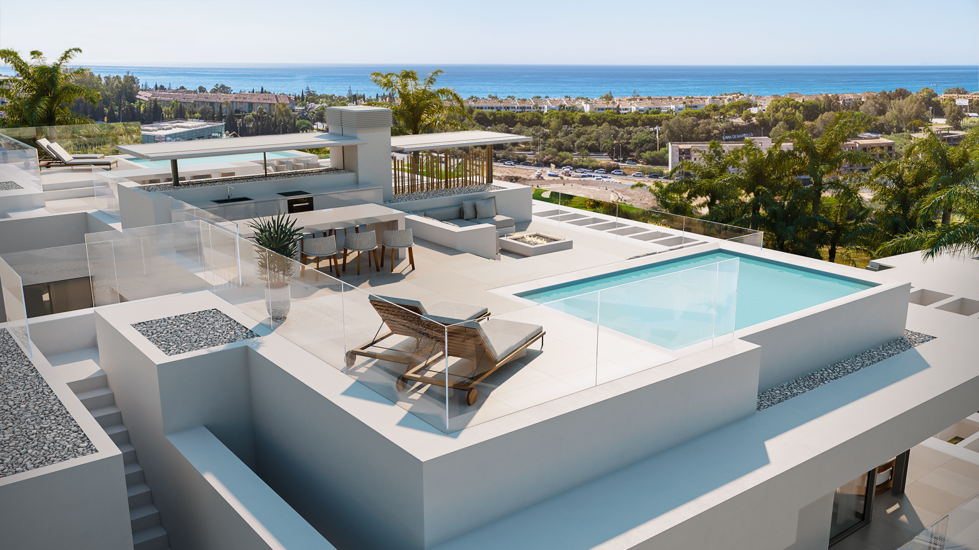 Prachtige villa in project in Marbella Oost