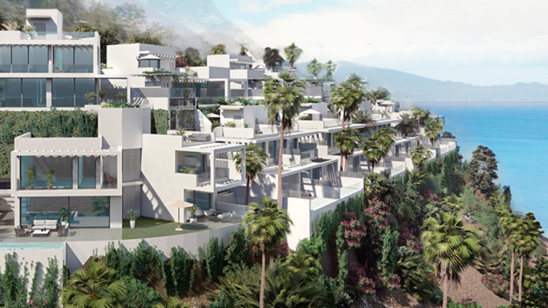 Indrukwekkende sky villa met uitzicht op de kliffen