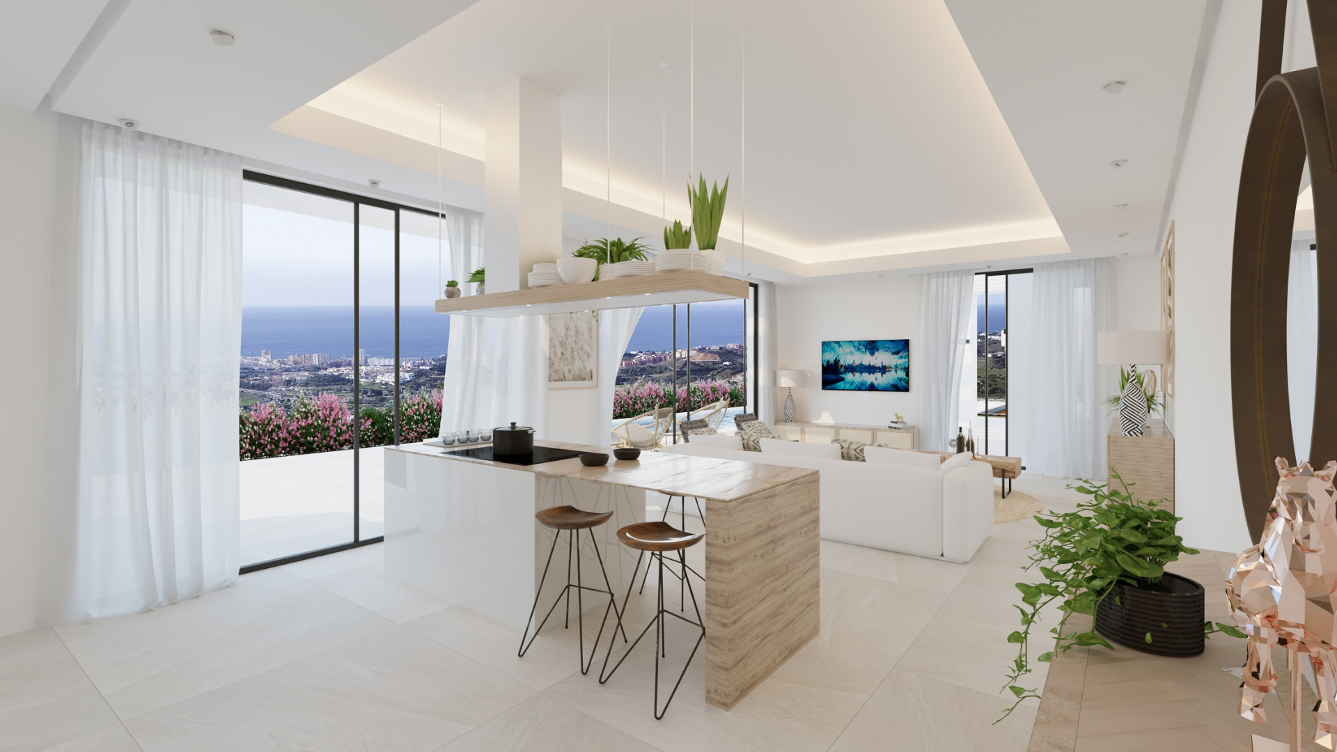 Elegante villa in een afgesloten complex in het charmante dorp Mijas