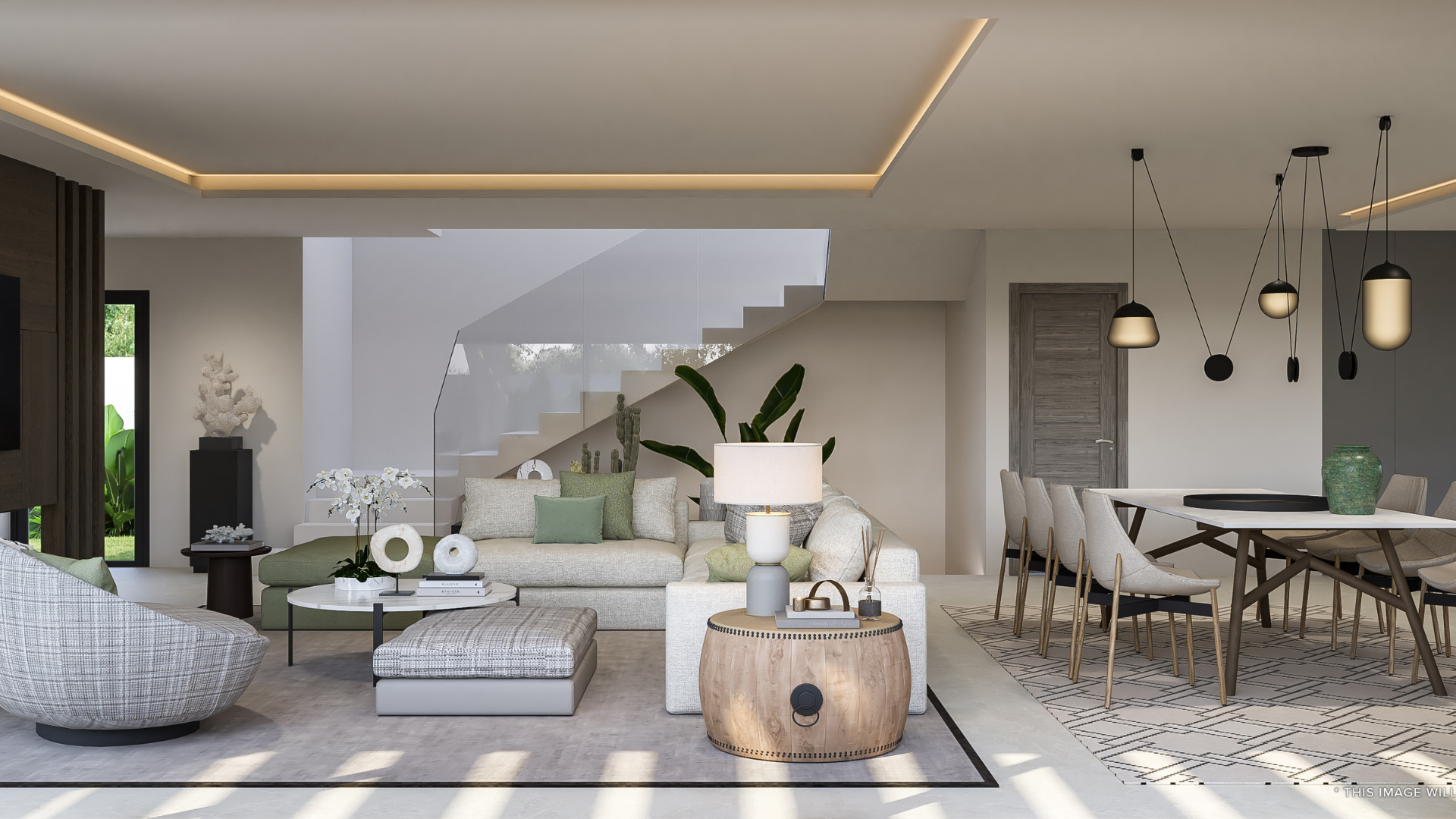 Prachtige villa met solarium op het dak