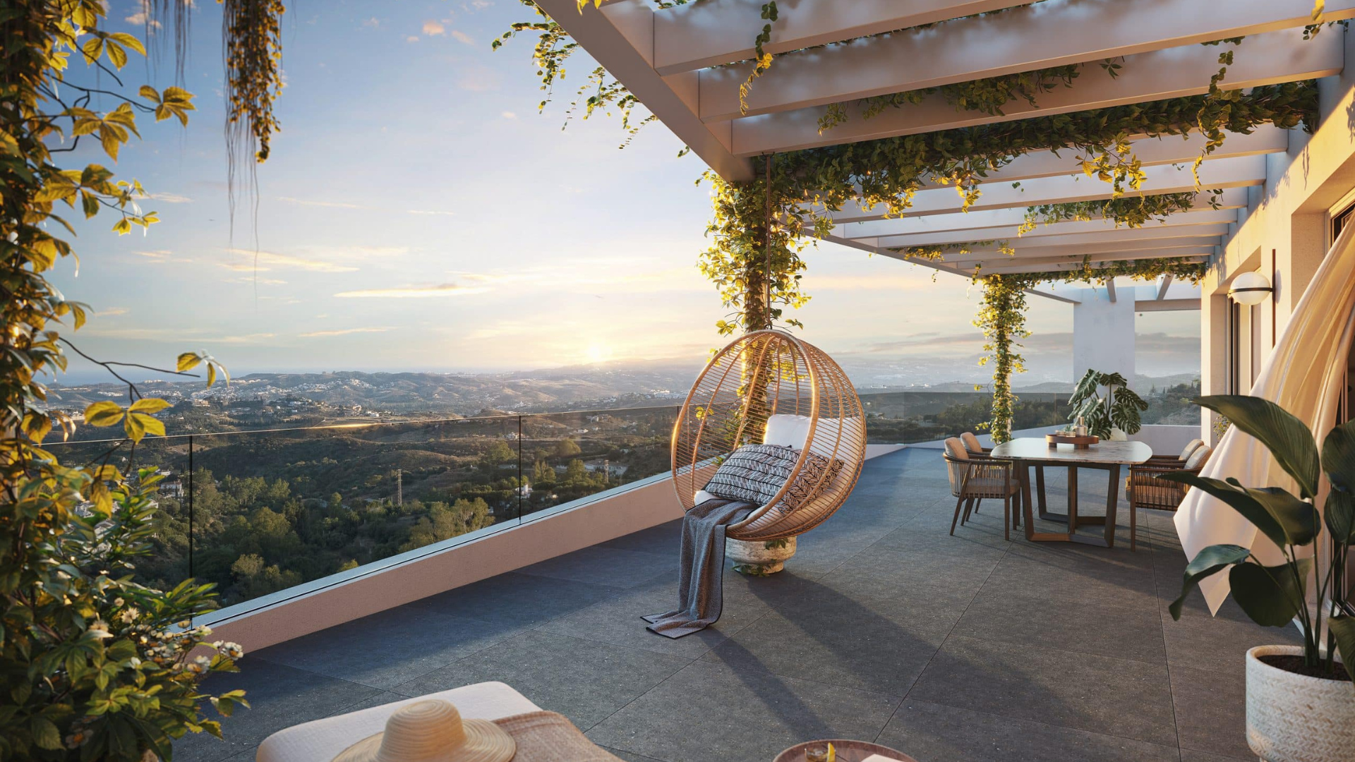 Modern penthouse in omheind complex