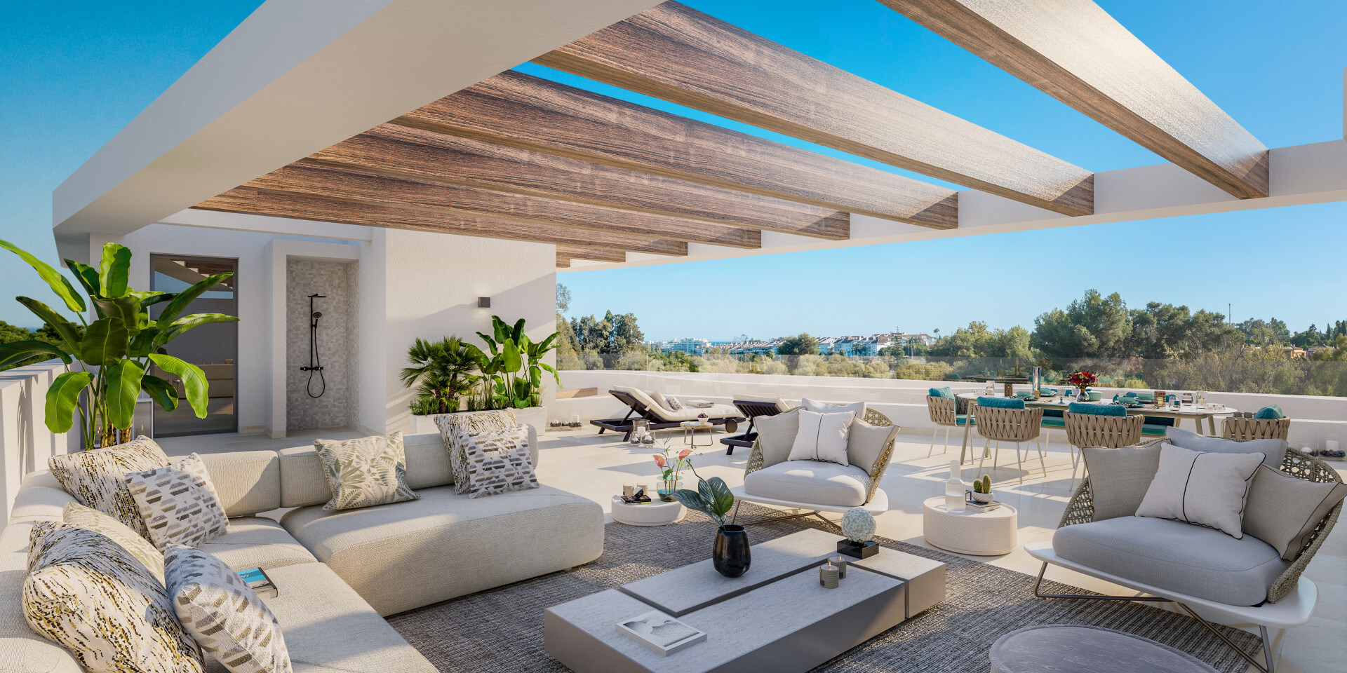 Luxe penthouse in Guadalmina Alta, Marbella
