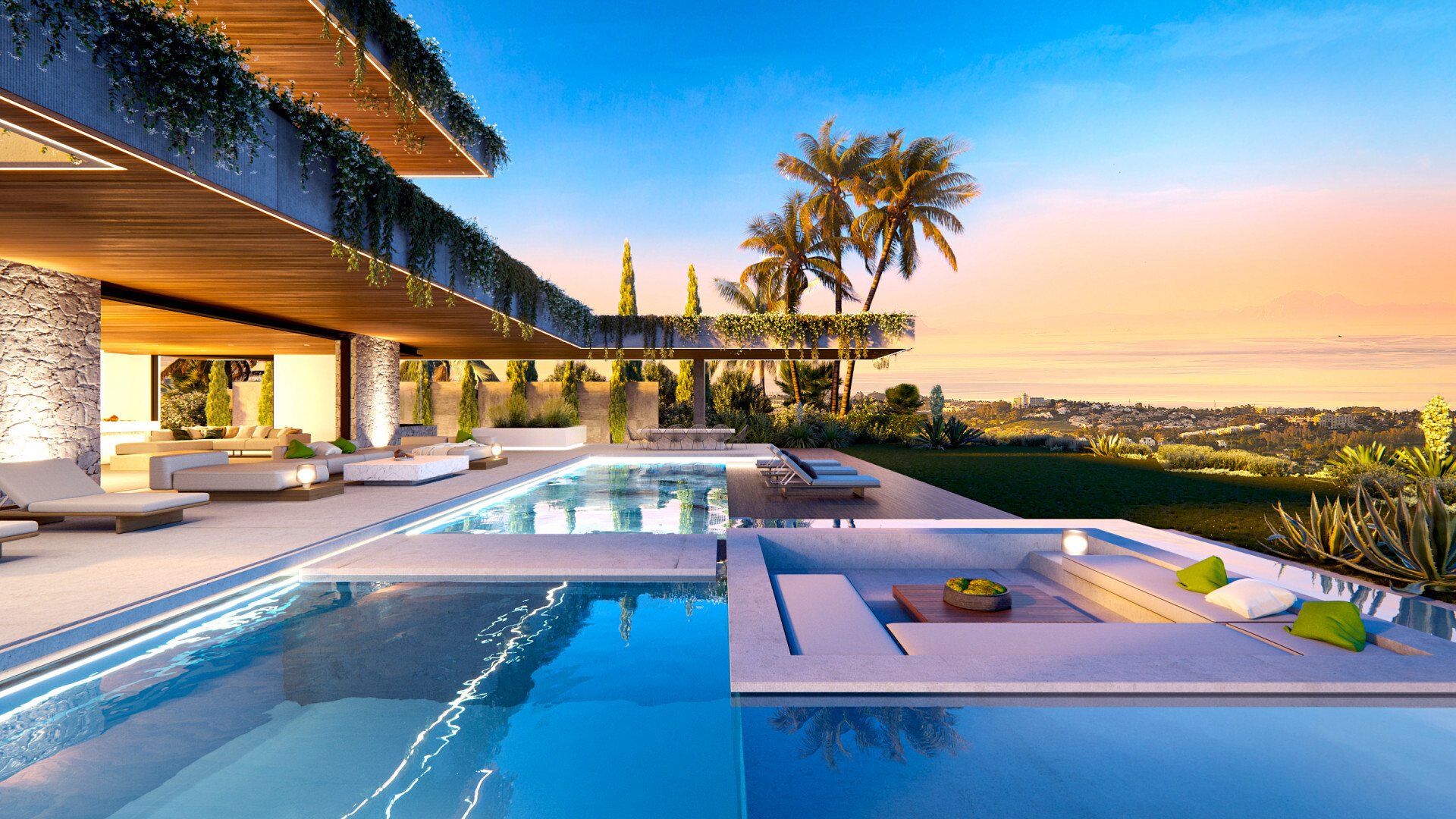 Exclusieve villa met luxe en natuur in een natuurlijke omgeving in La Quinta