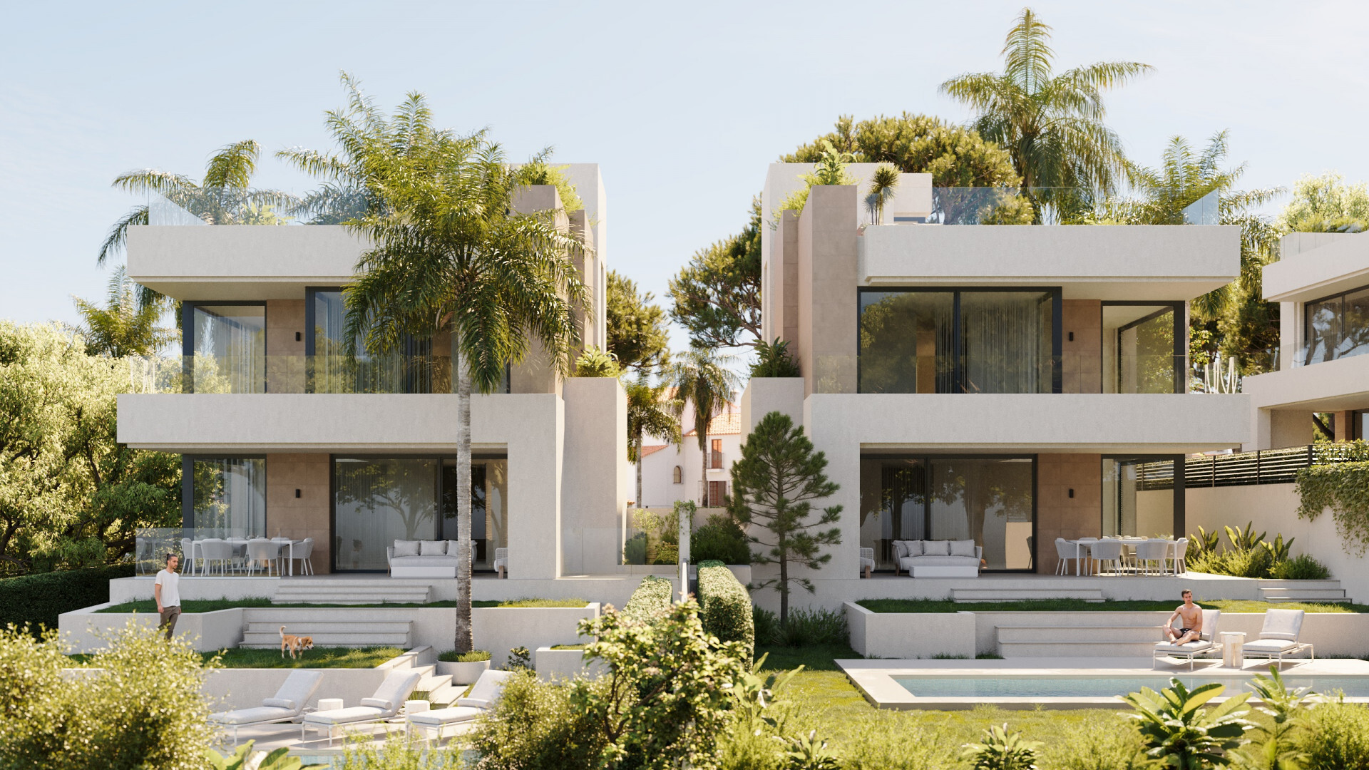 Moderne en luxe nieuwe off-plan villa in Marbella Oost