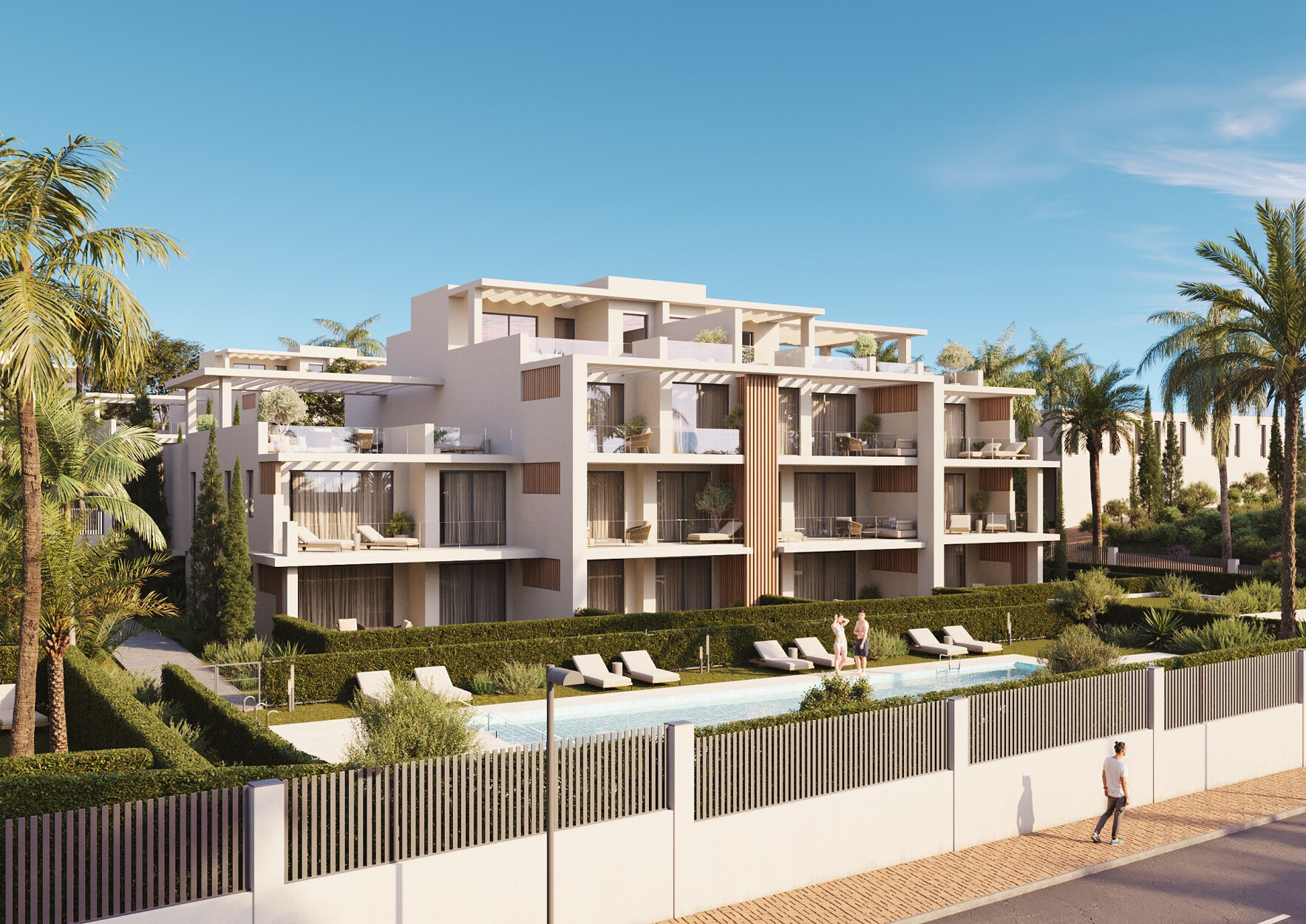 Onderscheiden en licht penthouse op de eerste verdieping in de gewilde New Golden Mile, Estepona