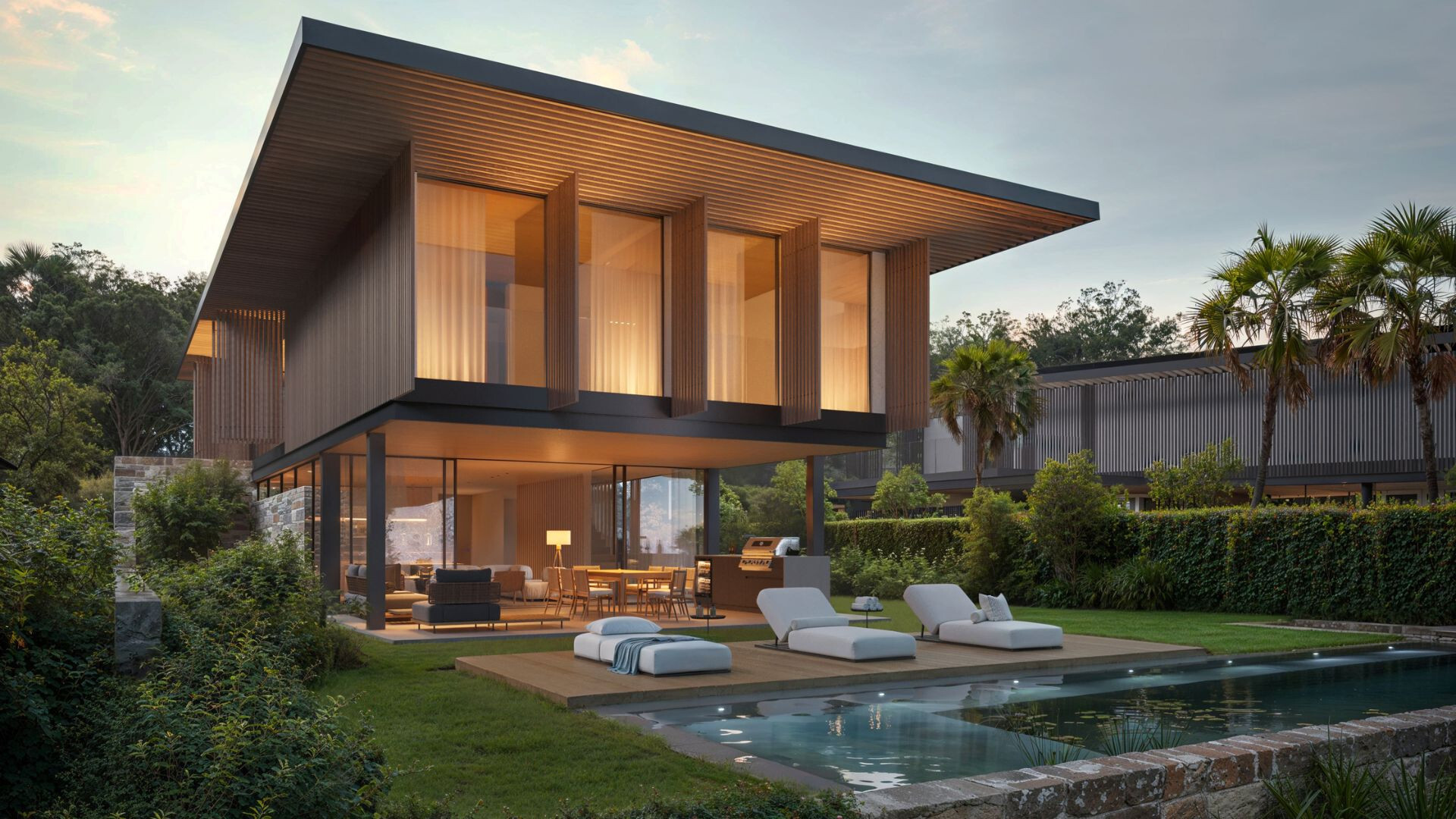 Moderne villa in het hart van de golfbaan in een rustige gemeenschap met ongelooflijk uitzicht in La Cerquilla