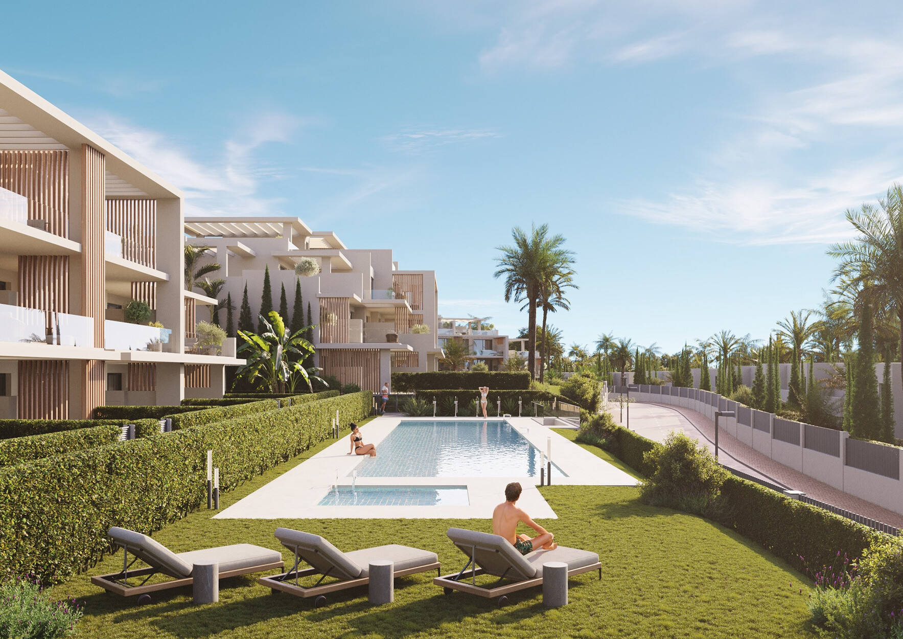 Onderscheiden en licht penthouse op de eerste verdieping in de gewilde New Golden Mile, Estepona
