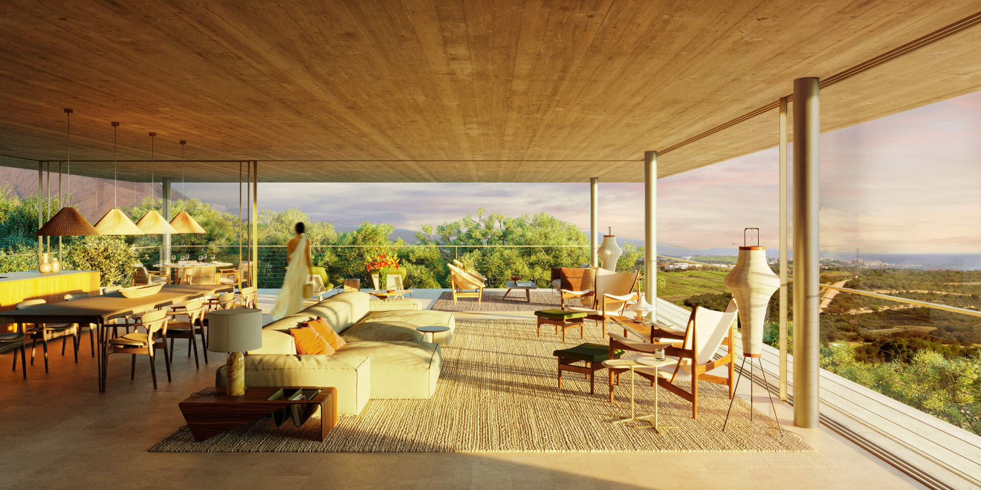 Smaakvol penthouse met panoramisch uitzicht in de exclusieve Finca Cortesín-residenties