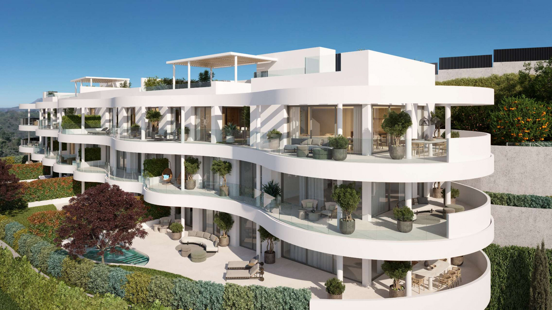 Exclusief appartement in een prestigieuze beveiligde residentie in Benahavís