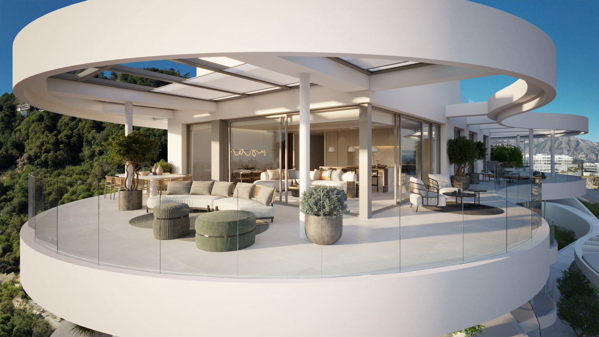 Exclusief nieuw gebouwd luxe penthouse met dakterras en panoramisch uitzicht op zee, Benahavís