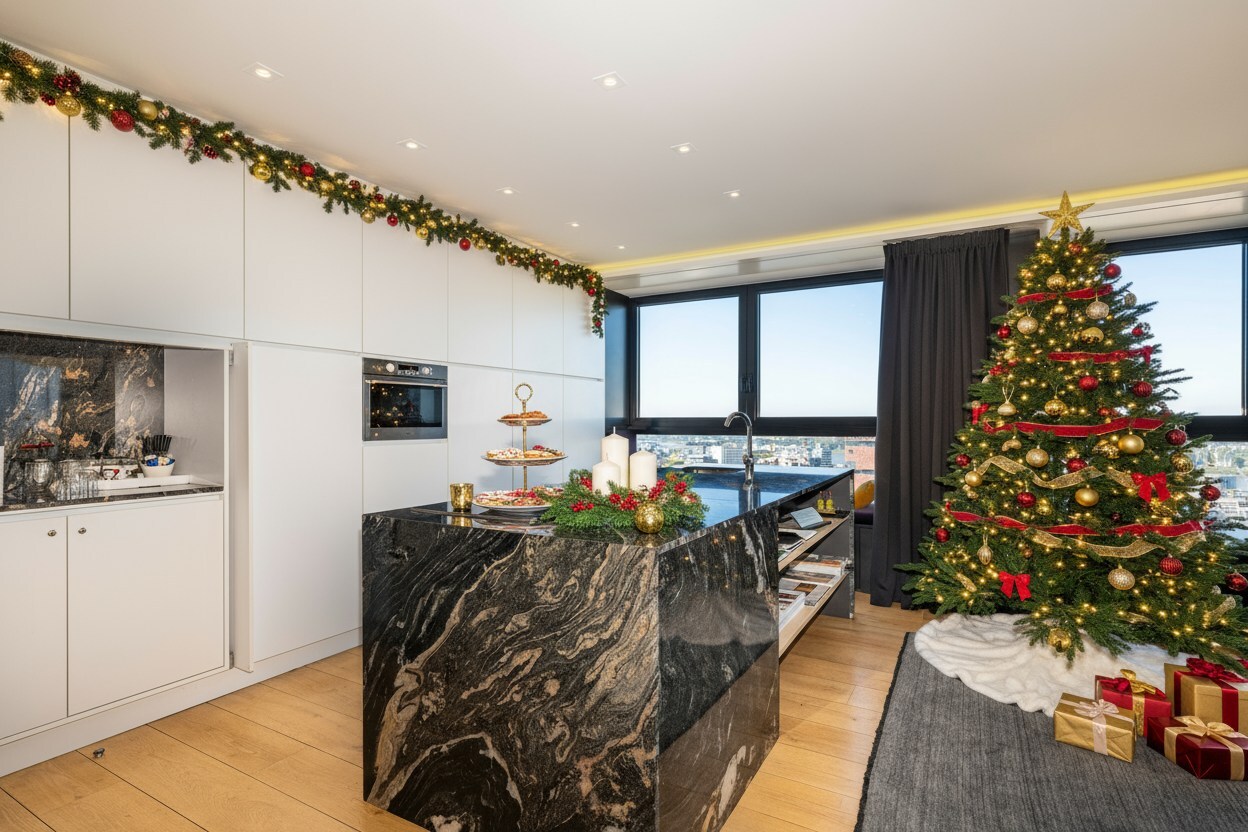 Penthouse met wellness en magnifieke skyline over het gegeerde Eilandje te Antwerpen