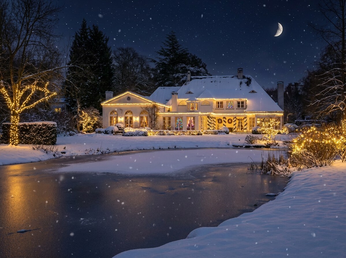 Majestueuze ruime villa met binnenzwembad in parktuin van ca. 11.000 m²
